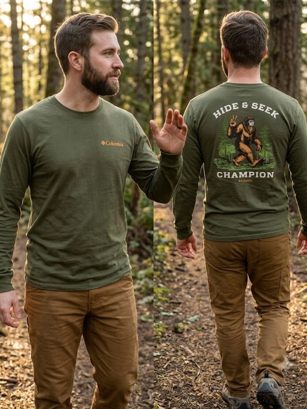 Columbia Men's Quatchy Long Sleeve T-Shirt - Color: Surplus